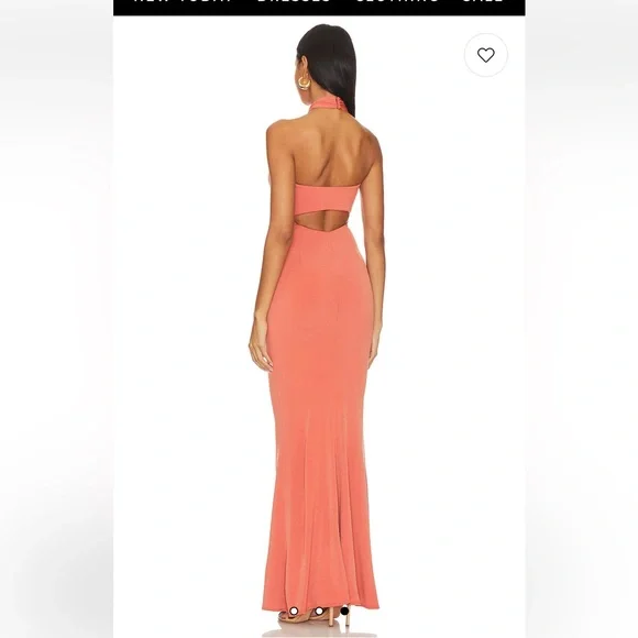 KATIE MAY Amber Gown in Rust - Picture 3 of 9